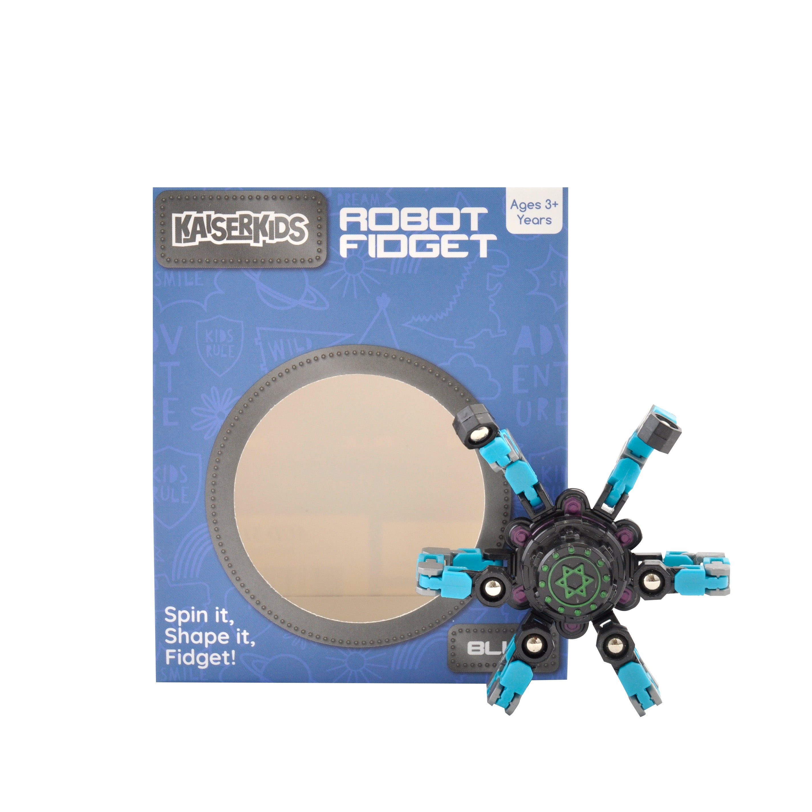 Robot Fidget - BLUE